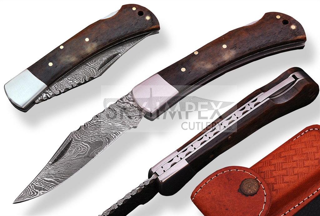 Damascus Folding Knives