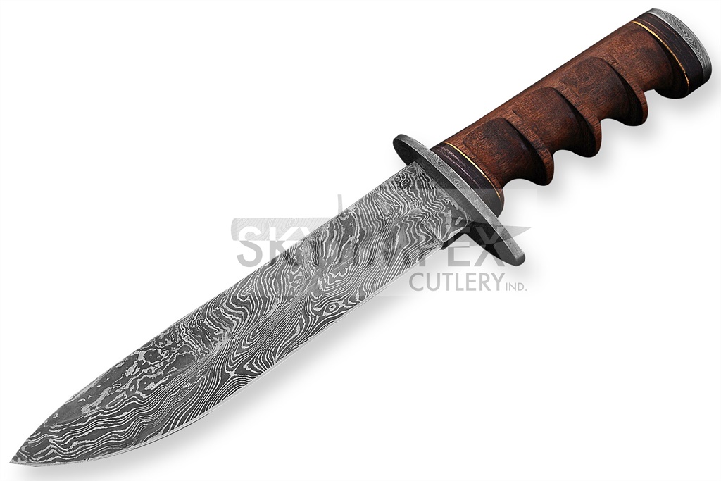 Damascus Bowie Knife