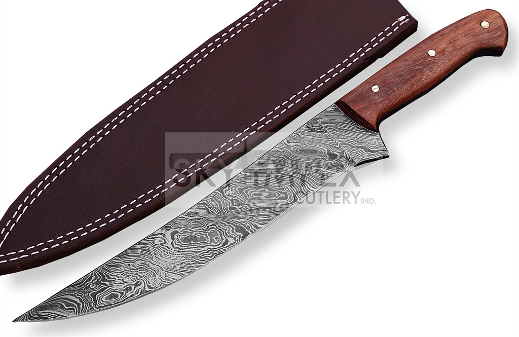 DAMASCUS LARGE FILLET KNIFE