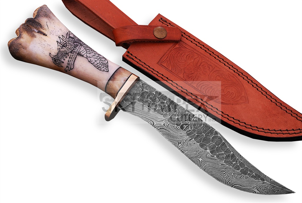 Damascus Bowie knives