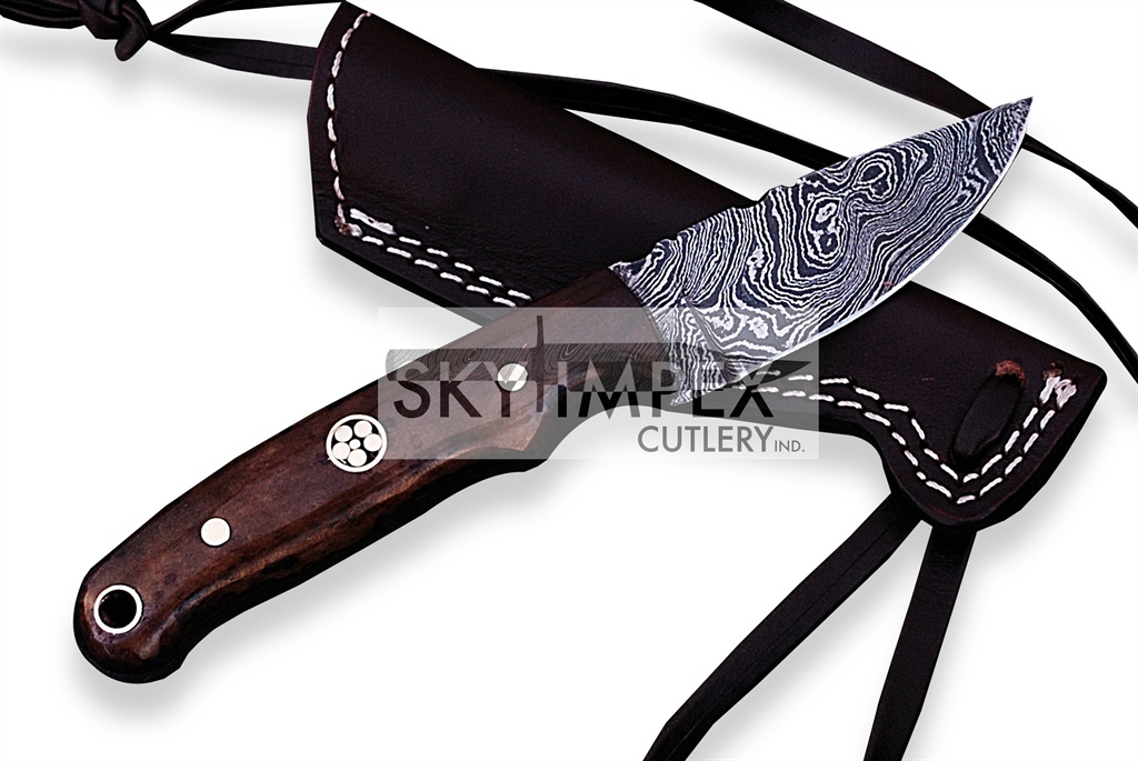 DAMASCUS NECK KNIFE