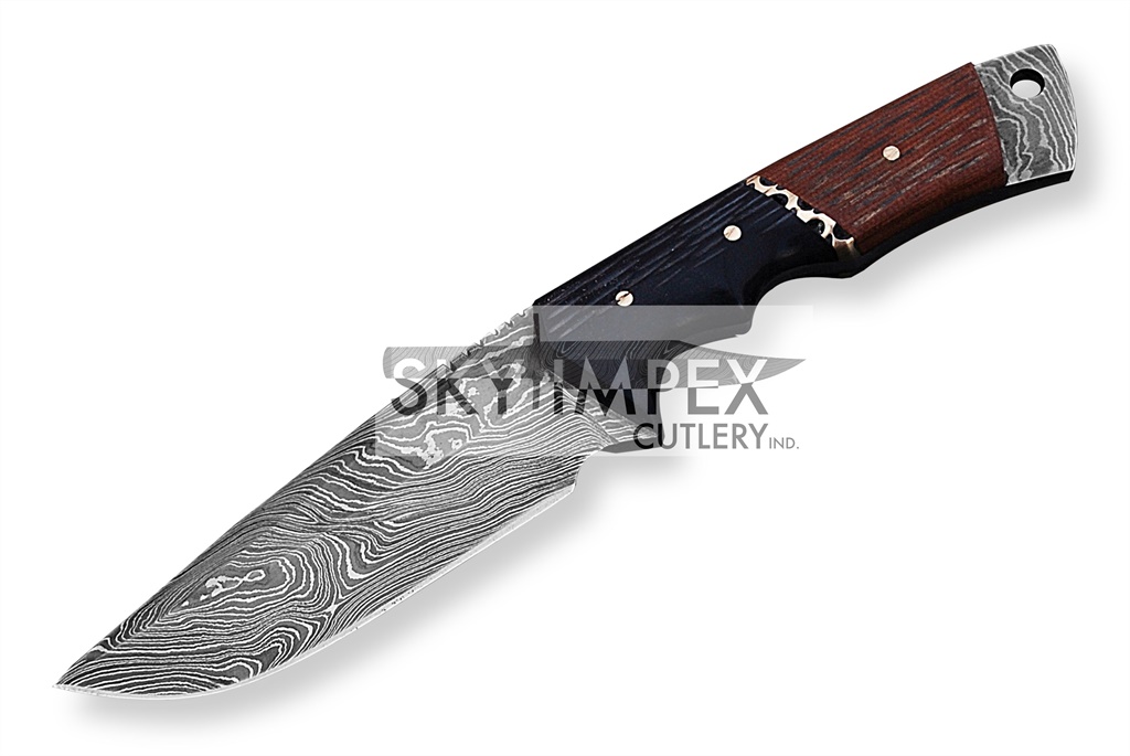 DAMASCUS CAMPING KNIFE