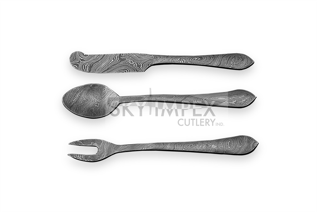 Damascus Cutlery Set (03 piece)