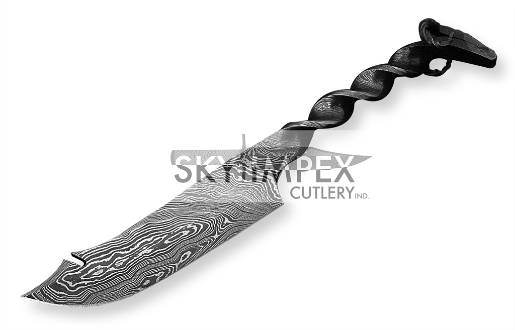 DAMASCUS MEDIEVAL KNIFE