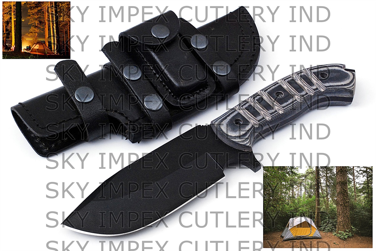 Carbon Steel Bushcraft Knife