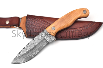 DAMASCUS HUNTING KNIFE