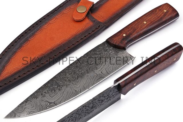 Damascus Steel Serbian Chef Knife