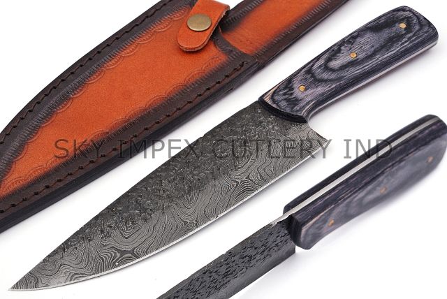 Damascus Steel Serbian Chef Knife