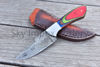 Damascus SKINNER KNIFE