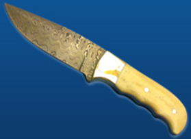 Damascus Hunting Knife