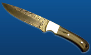 Damascus Hunting Knife