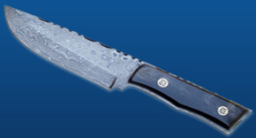 Damascus Hunting Knife