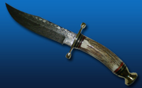 Damascus Hunting Knife