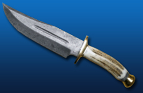 Damascus Hunting Knife