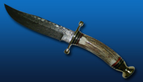 Damascus Hunting Knife