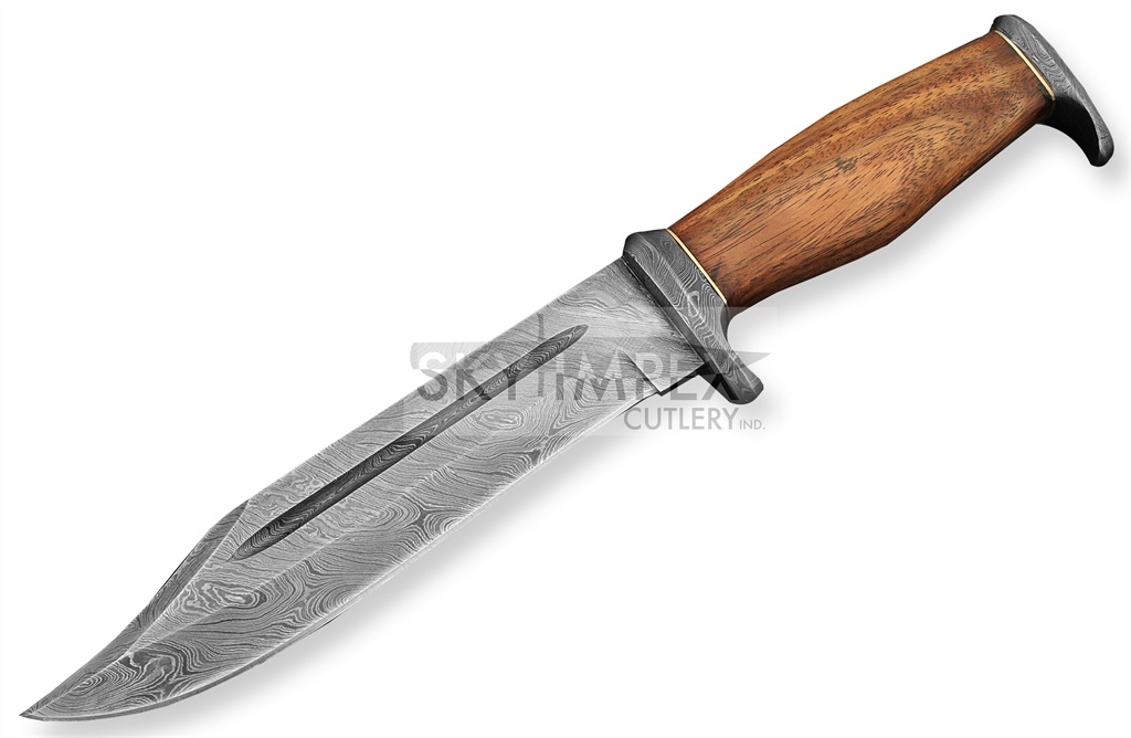 Damascus Bowie Knife