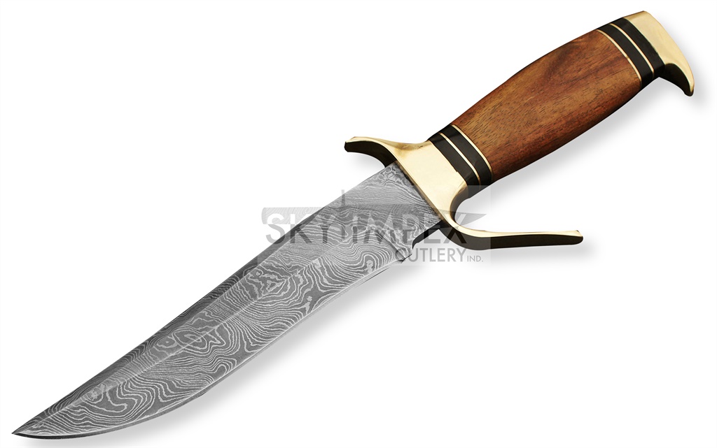 Damascus Bowie Knife