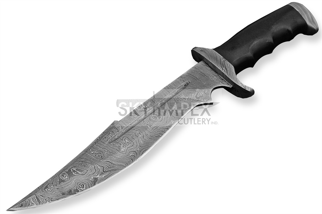 Damascus Bowie Knife