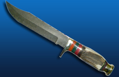Damascus Hunting Knife