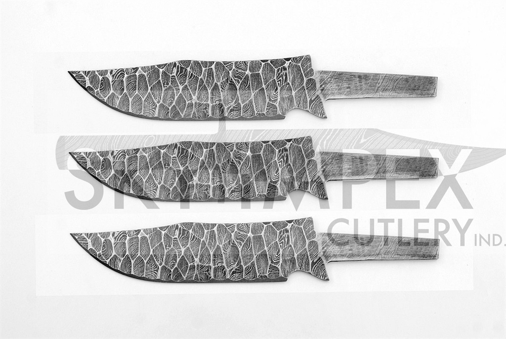 Damascus Blank Blade